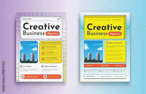 Business Promotion Poster flyer Template