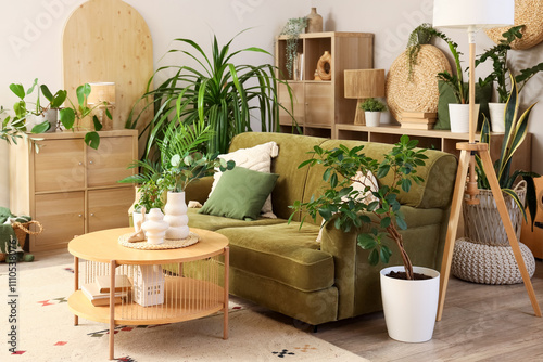 Interior of living room wit...