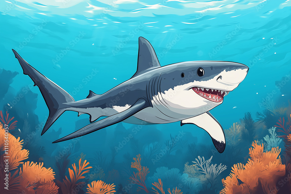 Obraz premium Le requin