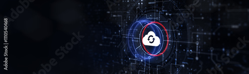 Valokuva Cloud Concept: Transforming Business Operations Through Cloud Computing Solutions