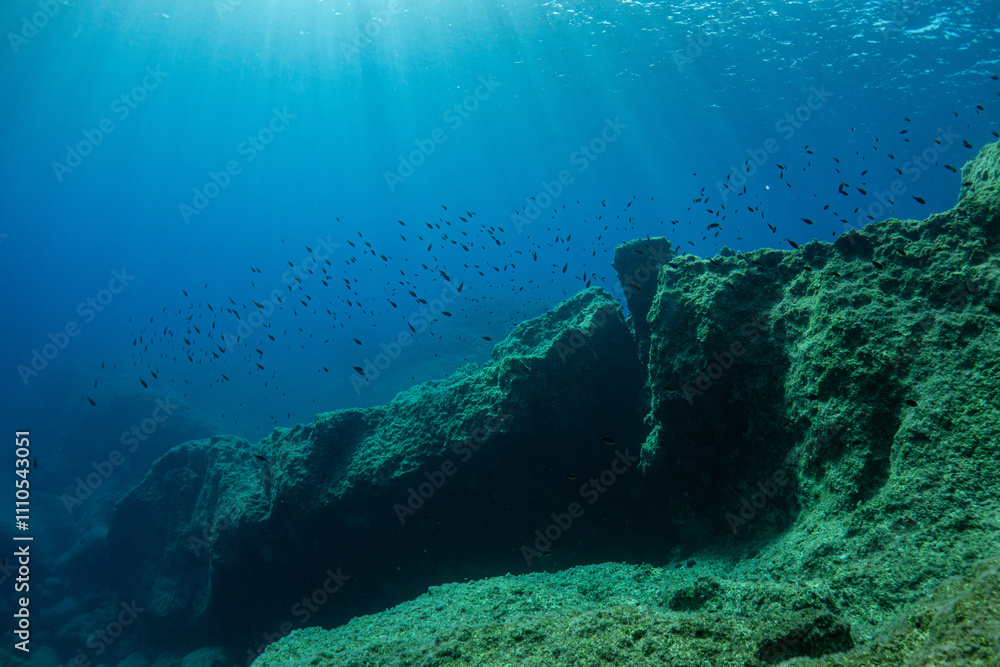 Fototapeta premium Cave Diving Zakynthos