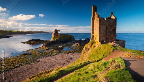 dysart fife scotland and st serf s tower photo