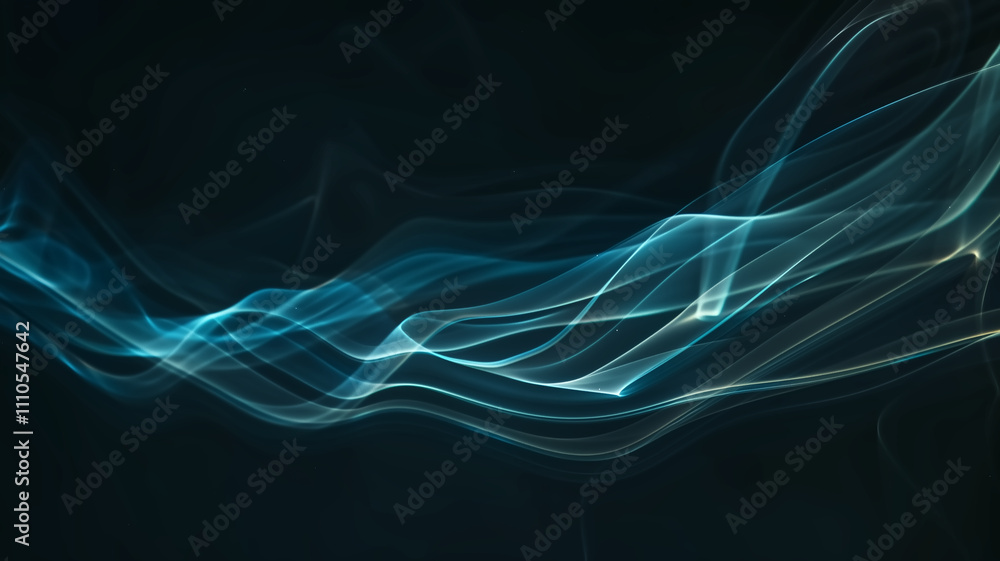 A dark blue background with smoke or fog. A high-resolution phot A dark blue background with smoke or fog. A high-resolution phot