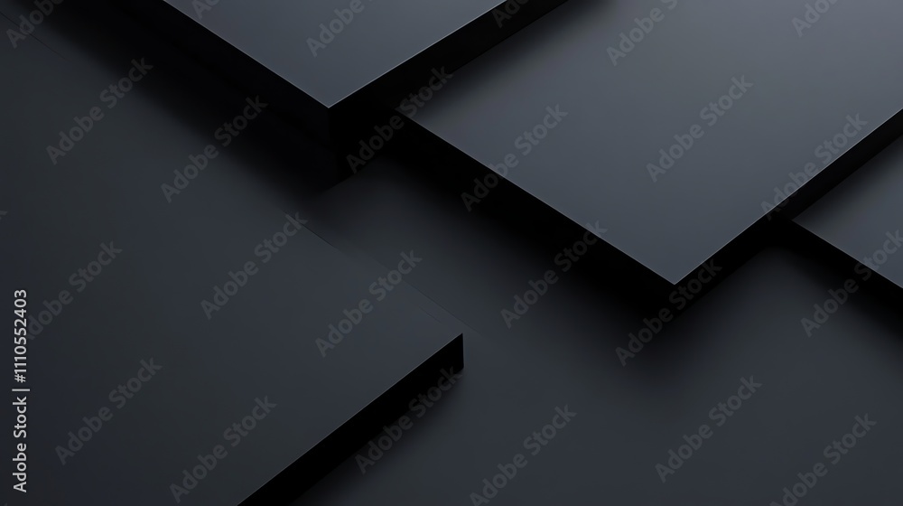 Abstract geometric background with overlapping black rectangles. Abstract geometric background with overlapping black rectangles.