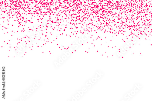 Falling pink glitter effect, perfect for Valentine’s Day, birthday cards, for wedding frame backgrounds
