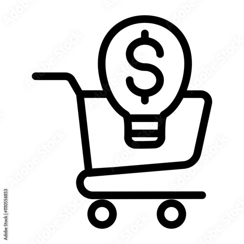 ecommerce solutions icon. Trendy flat vector ecommerce solutions icon on white background from general collection, vector illustration can be use for web and mobile