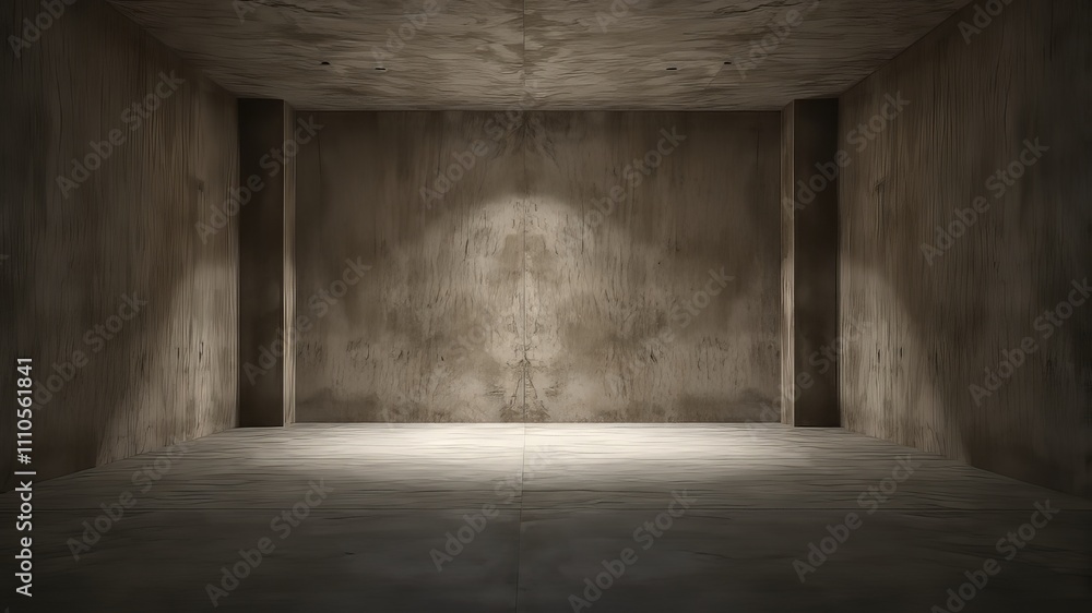 Empty Dark Abstract Concrete Room Interior - Night Architectural Background Empty Dark Abstract Concrete Room Interior - Night Architectural Background