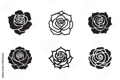 Rose mandala vector illustration design photo