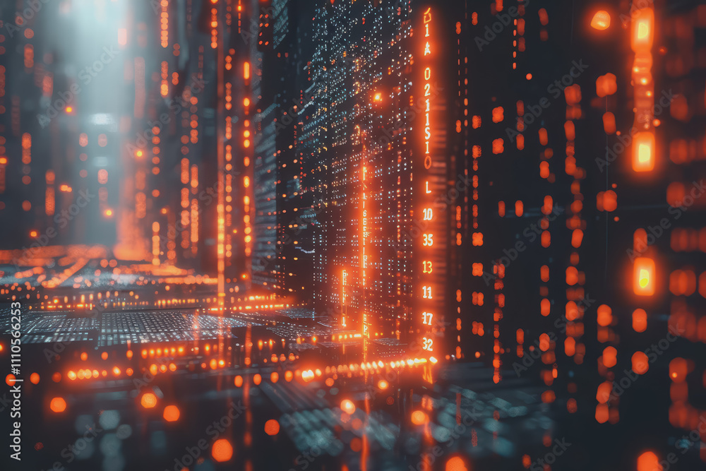 Abstract images based on digital technology AI, data, sound, and graphics. Abstract images based on digital technology AI, data, sound, and graphics.