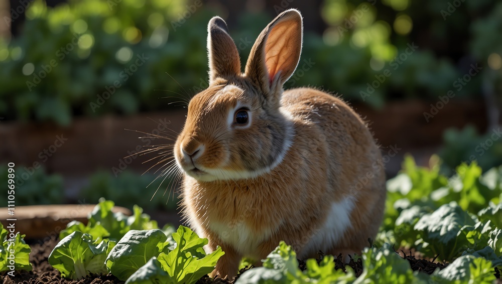 Fototapeta premium rabbit in the grass
