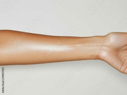 Close-Up of Hands and Forearms with Smooth Skin

