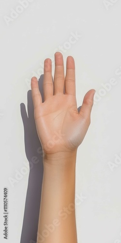 Close-Up of Hands and Forearms with Smooth Skin