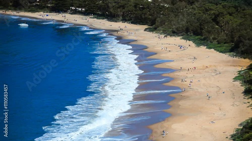 Pearl Beach Panorama, Patonga, NSW, Australia