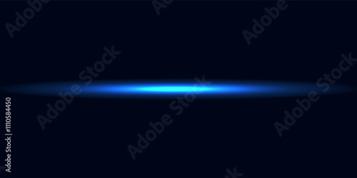 Blue glowing shiny lines effect vector background. Luminous white lines of speed. Light glowing effect.