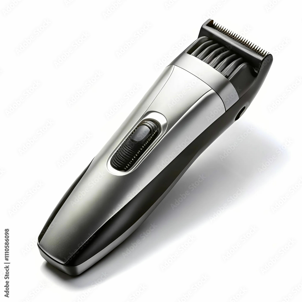 A sleek and modern trimmer with ergonomic design, showcasing sharp
