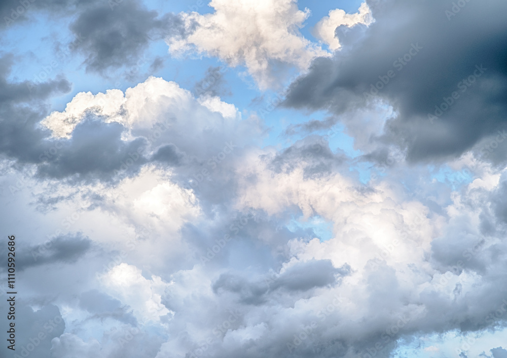 Obraz premium Sky clouds art sunrise background