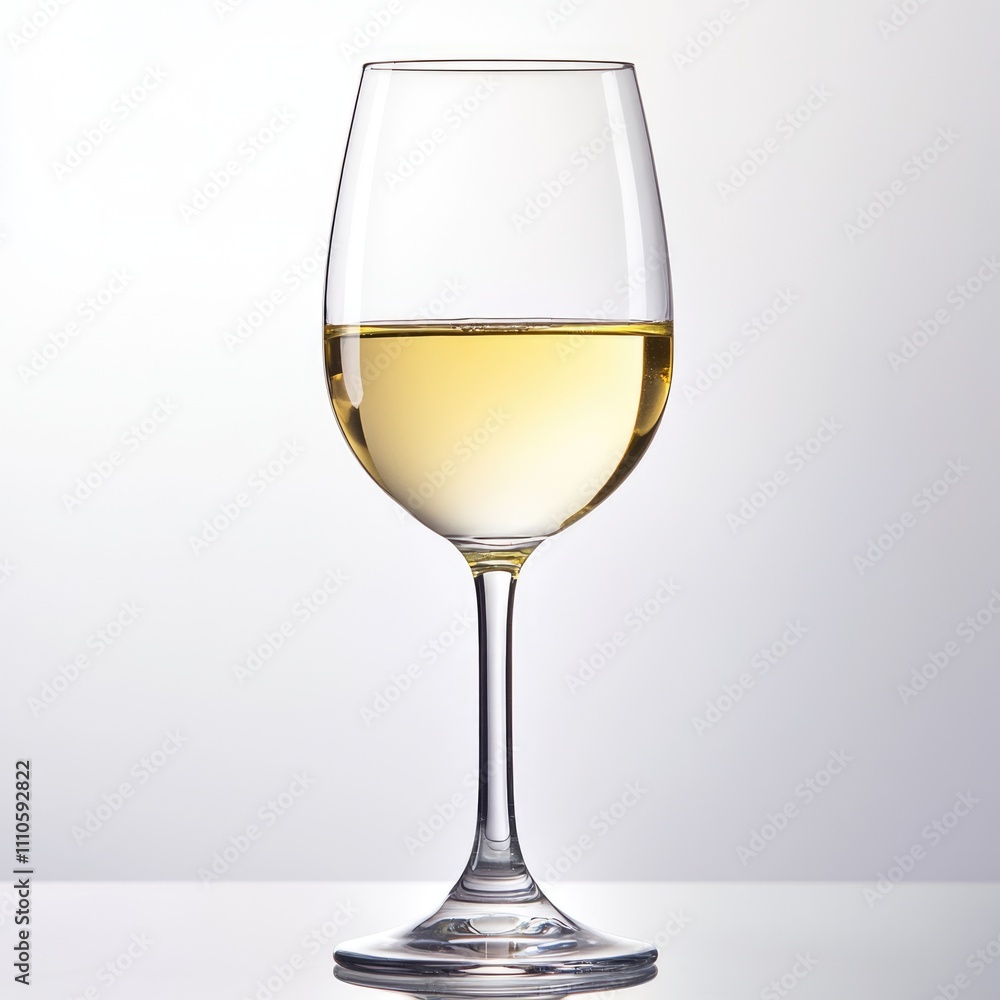 Elegant White Wine Vessel: Close-Up of a Muscat Glass Showcasing Natural Liquid in a Winery Setting Elegant White Wine Vessel: Close-Up of a Muscat Glass Showcasing Natural Liquid in a Winery Setting