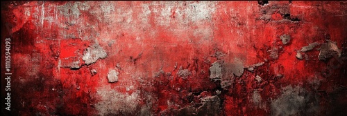 Haunting Grunge Red: Dark and Scary Texture for Mysterious Backdrops