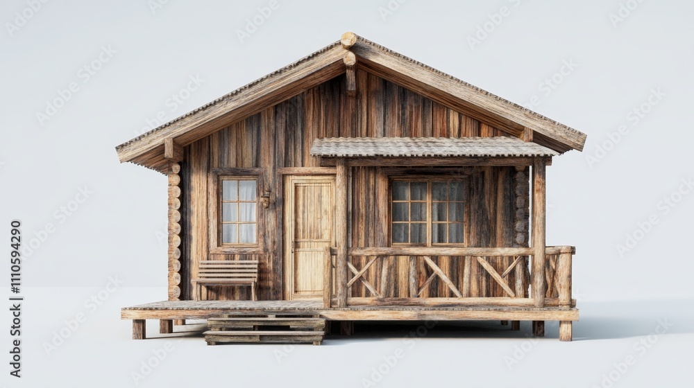 wooden cabin wooden cabin
