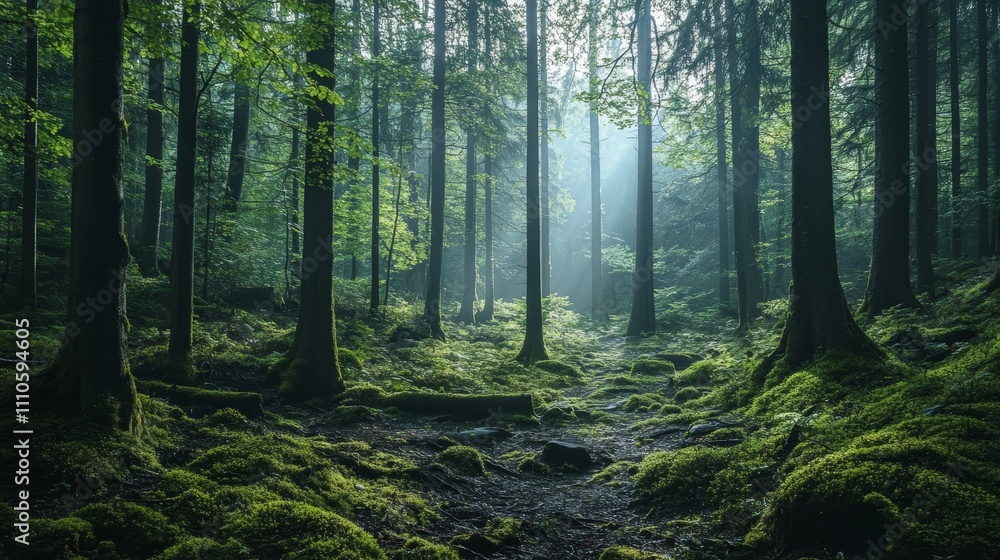 Fototapeta premium woodland scenery 