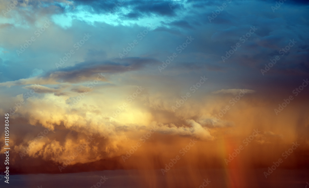 Fototapeta premium Hurricane sky storm weather