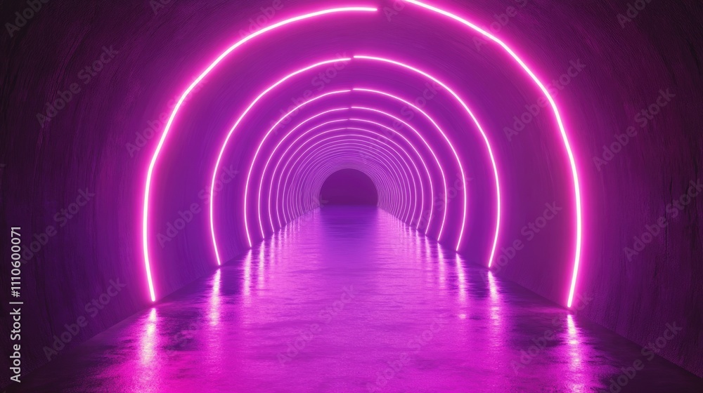 Vibrant Abstract Neon Tunnel: A Futuristic Journey Through Colourful Light and Digital Technology Vibrant Abstract Neon Tunnel: A Futuristic Journey Through Colourful Light and Digital Technology