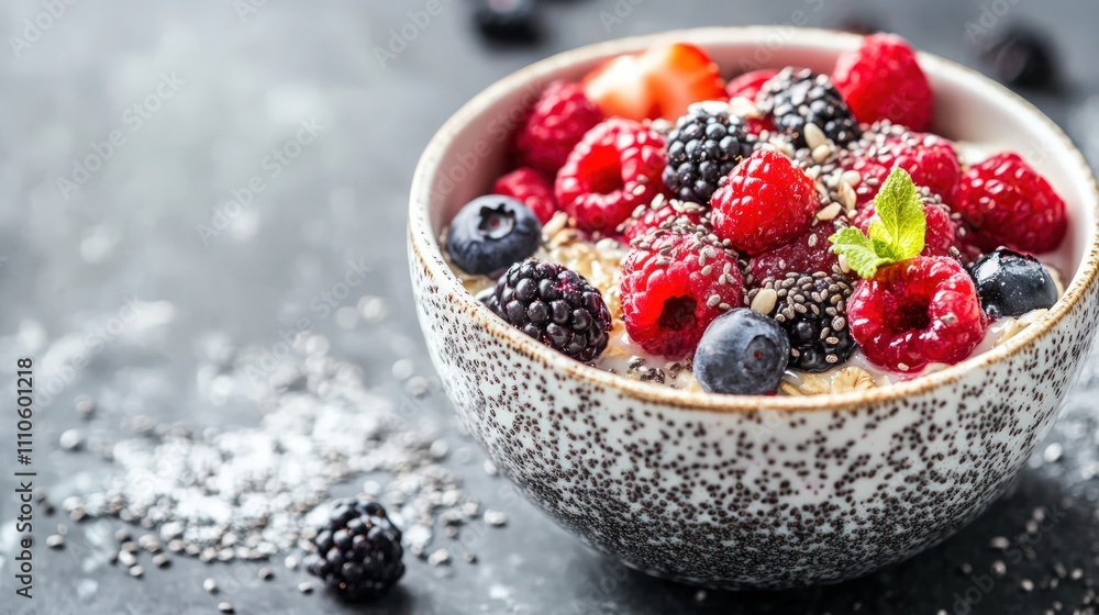Delicious Berry Oatmeal Breakfast Bowl: A Healthy and Vibrant Start to Your Day Delicious Berry Oatmeal Breakfast Bowl: A Healthy and Vibrant Start to Your Day