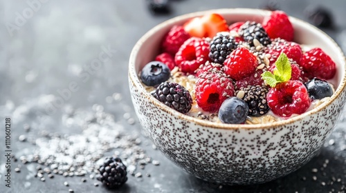 Delicious Berry Oatmeal Breakfast Bowl: A Healthy and Vibrant Start to Your Day