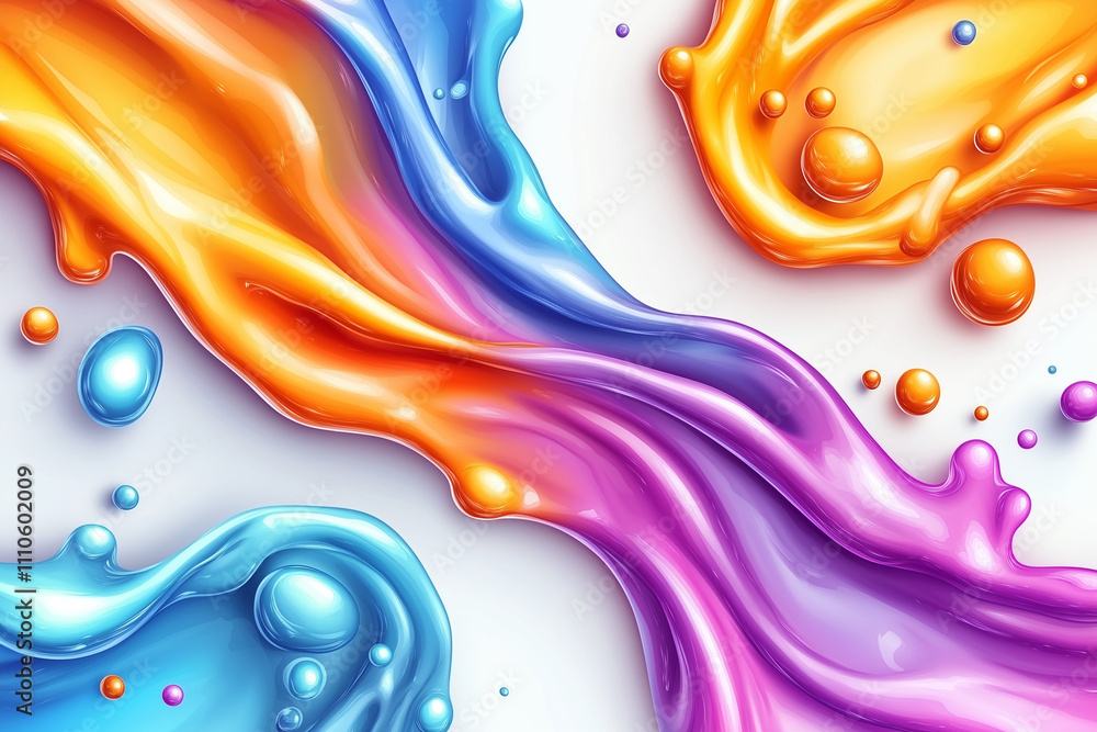 Obraz premium background with bubbles