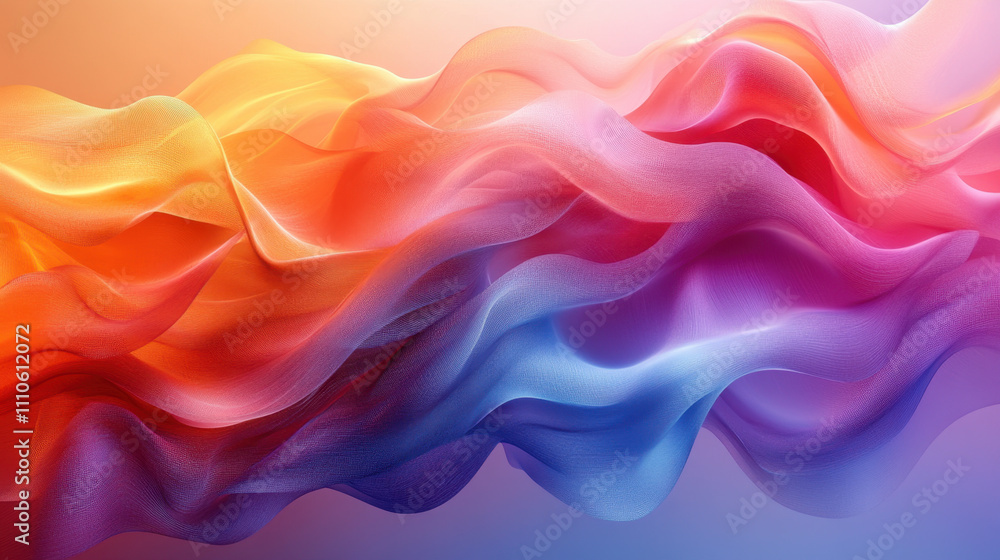 Abstract background with flowing smooth lines and gradient colors, creating a vibrant and dynamic visual Abstract background with flowing smooth lines and gradient colors, creating a vibrant and dynamic visual