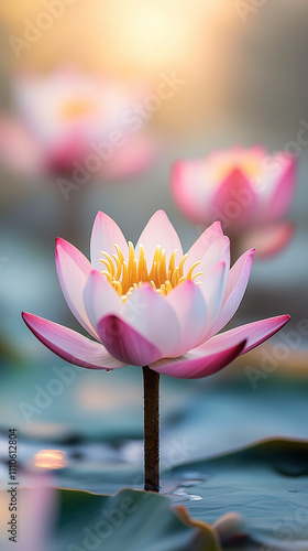 Wallpaper Mural lotus flower in the garden Torontodigital.ca