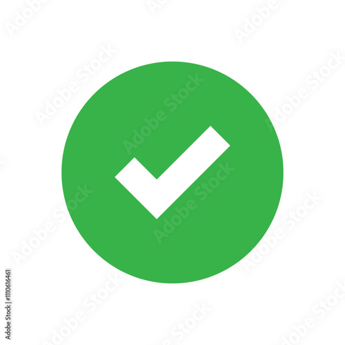 Free Download Approved icon with green check mark for confirmation or acceptance - GFXLoad
