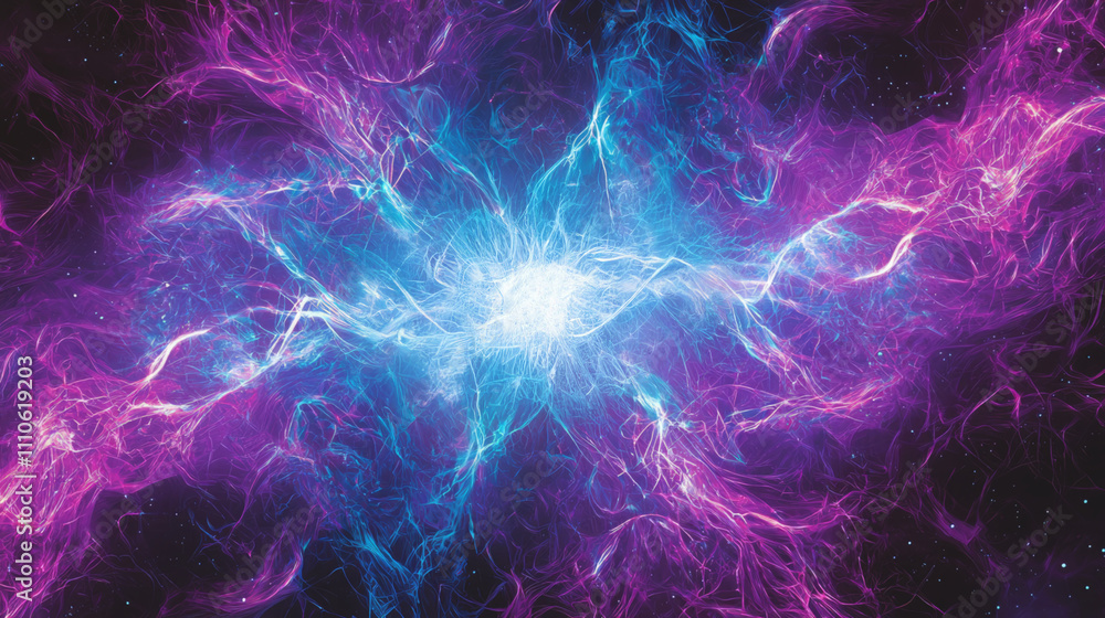 Obraz premium Abstract Mataverse Energy Background.