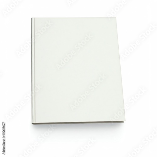 blank notebook isolated on white