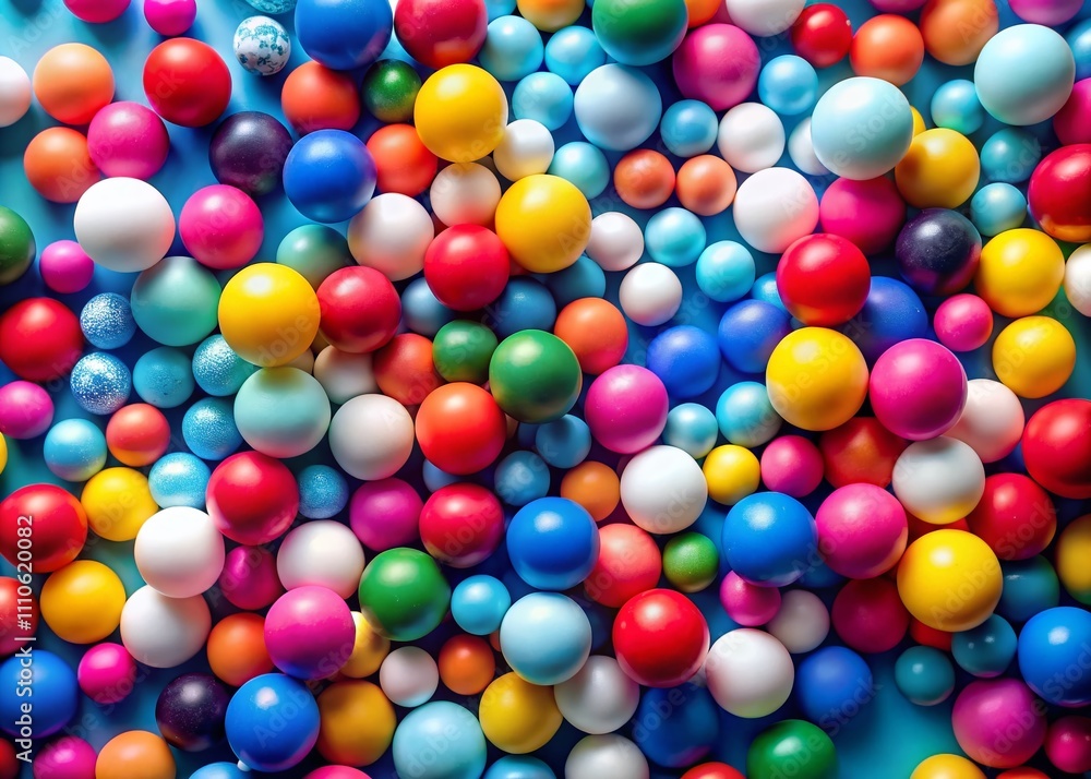 A Vibrant Collection of Colorful Balls Against a Blue Background Ideal for Creative Projects and Designs, Featuring a Right-Aligned Composition with Ample Copy Space for Custom Text A Vibrant Collection of Colorful Balls Against a Blue Background Ideal for Creative Projects and Designs, Featuring a Right-Aligned Composition with Ample Copy Space for Custom Text