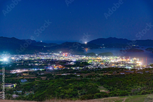 鬼岳天文台から見る夜景