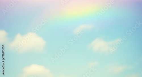 Rainbow Spring Light Prism Sky Blue