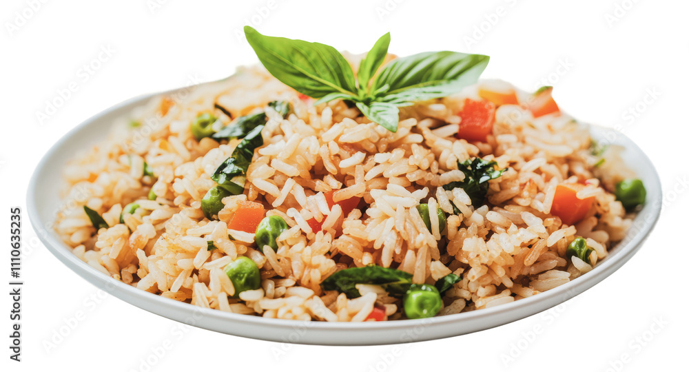 Fresh veggie fried rice, so tasty!, cut out - stock png. Fresh veggie fried rice, so tasty!, cut out - stock png.