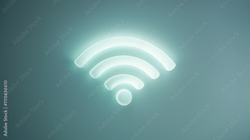 Wi-Fi symbol with bright visual design represents seamless connectivity and modern communication technology. Emphasizing the importance of wireless networks in today's digital world. Wi-Fi symbol with bright visual design represents seamless connectivity and modern communication technology. Emphasizing the importance of wireless networks in today's digital world.
