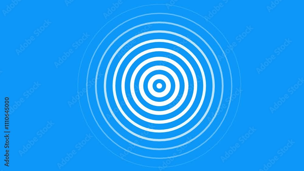 light wave radio diffusion. Abstract background. Digital radio waves white circle diffusion animation. Animation Loopable light wave radio diffusion. Abstract background. Digital radio waves white circle diffusion animation. Animation Loopable