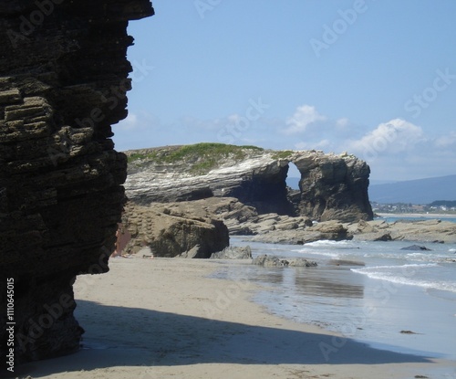 Playa de las Catedrales en Lugo (Galicia) photo