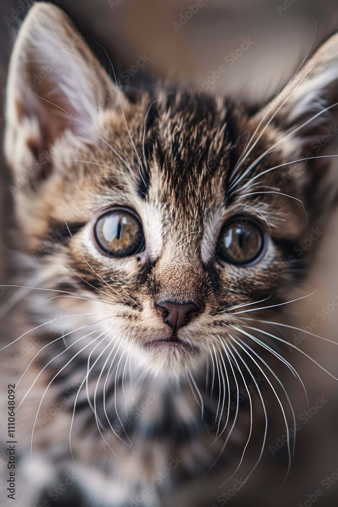 white fluffy kitten Generative AI white fluffy kitten Generative AI