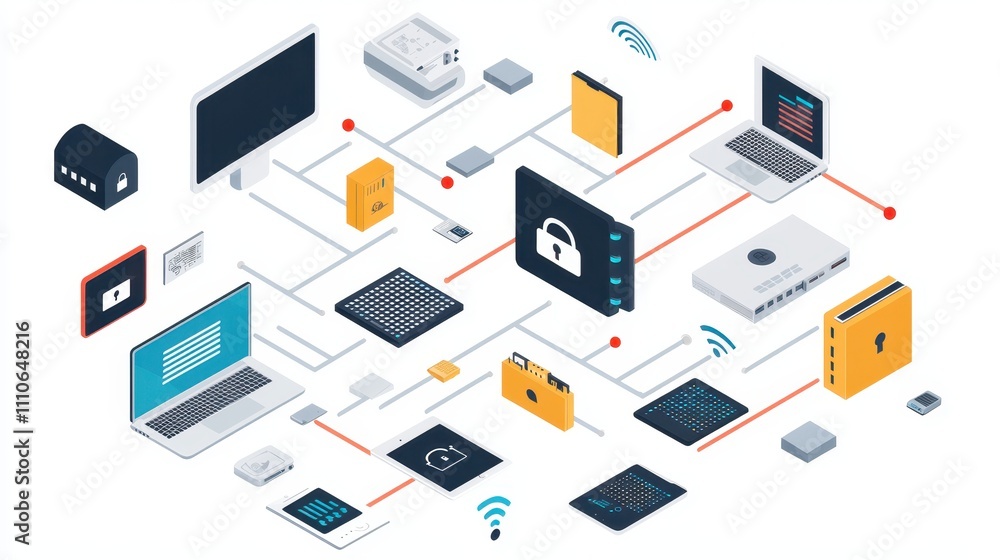 Detailed Representation of a Secure Network Infrastructure with Modern Digital Components Detailed Representation of a Secure Network Infrastructure with Modern Digital Components