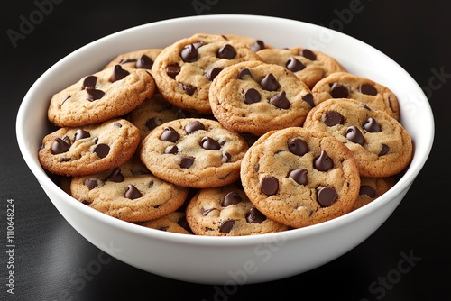 Delicious Chocolate Chip Cookies Displayed