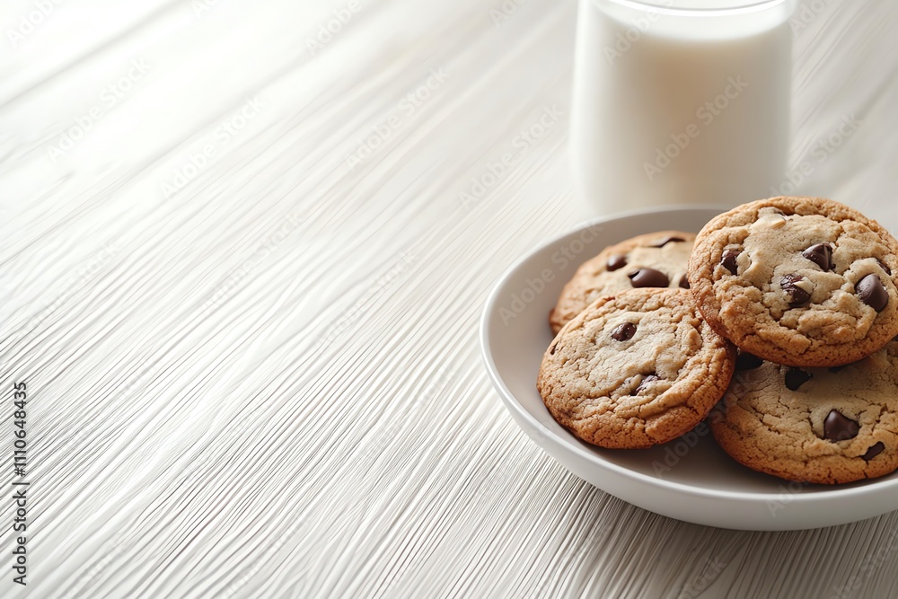 Delicious Cookies and Milk Delight Delicious Cookies and Milk Delight
