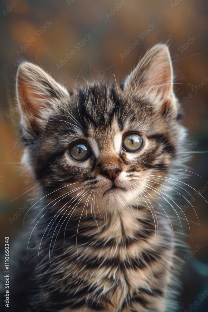 white fluffy kitten Generative AI white fluffy kitten Generative AI