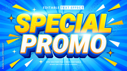 Special sale promo editable text effect