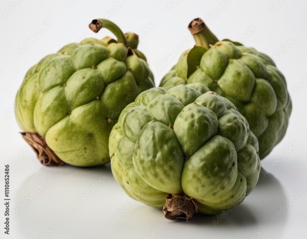 Ramphal or Annona reticulata isolated white background Ramphal or Annona reticulata isolated white background