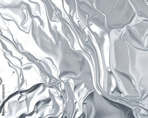 Silver Folia Shimmering Background