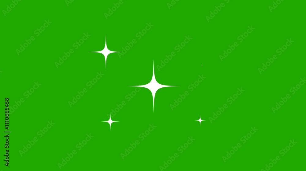 Star twinkling. sparkling stars Shine animation. Twinkling star motion graphics with green screen background. 4k animation Star twinkling. sparkling stars Shine animation. Twinkling star motion graphics with green screen background. 4k animation